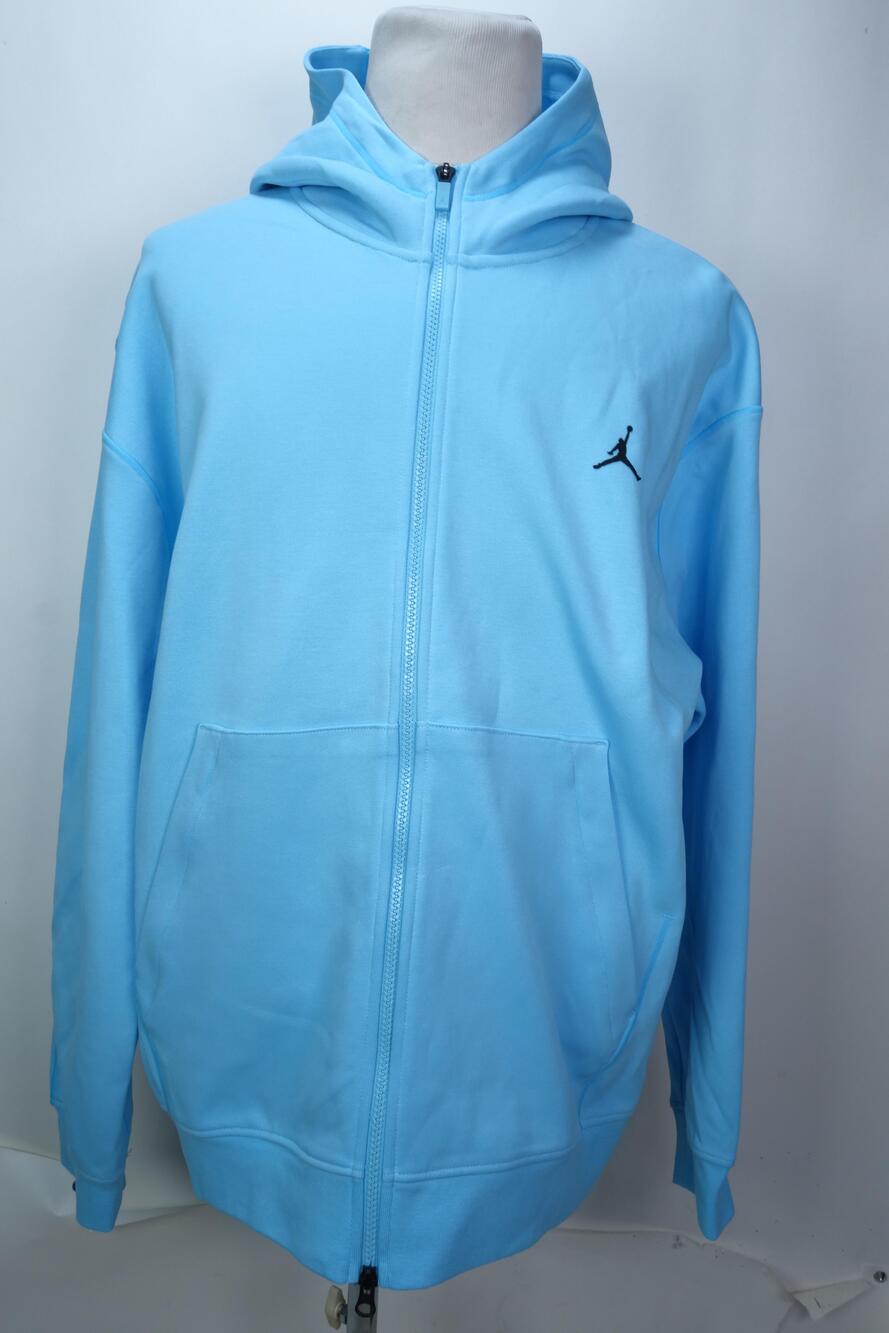 Jordan Dri-FIT Sport Hoodie Mens XL Blue Full Zip Fleece Basketball FV8602-497